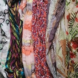 Various Neck Scarves - 6 Count